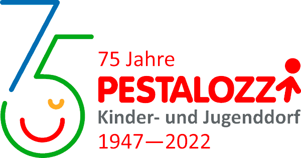 Logo 75 Jahre Pestalozzi Kinderdorf Wahlwies