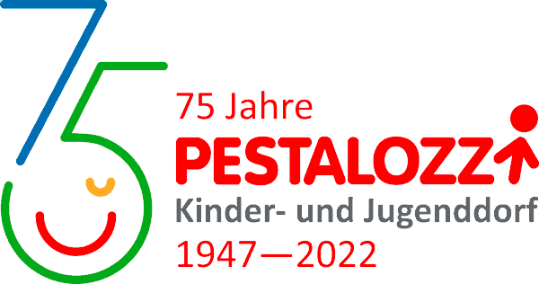 Logo 75 Jahre Pestalozzi Kinderdorf Wahlwies